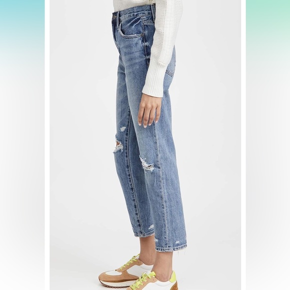 Pistola Presley High Rise Relaxed Roller Jean In Los Feliz New With Tag Size 28” - Picture 13 of 14